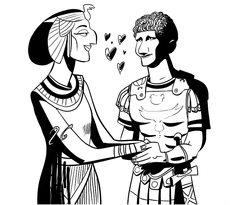 Cleopatra and Mark Anthony