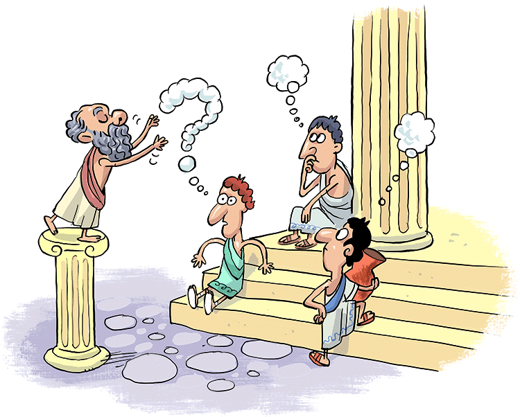 socrates cartoon