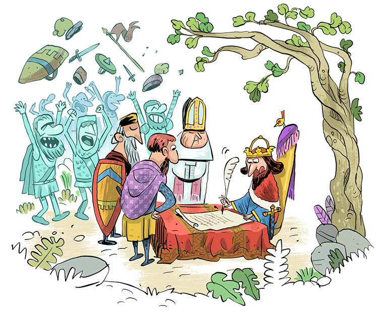 Signing the Magna Carta